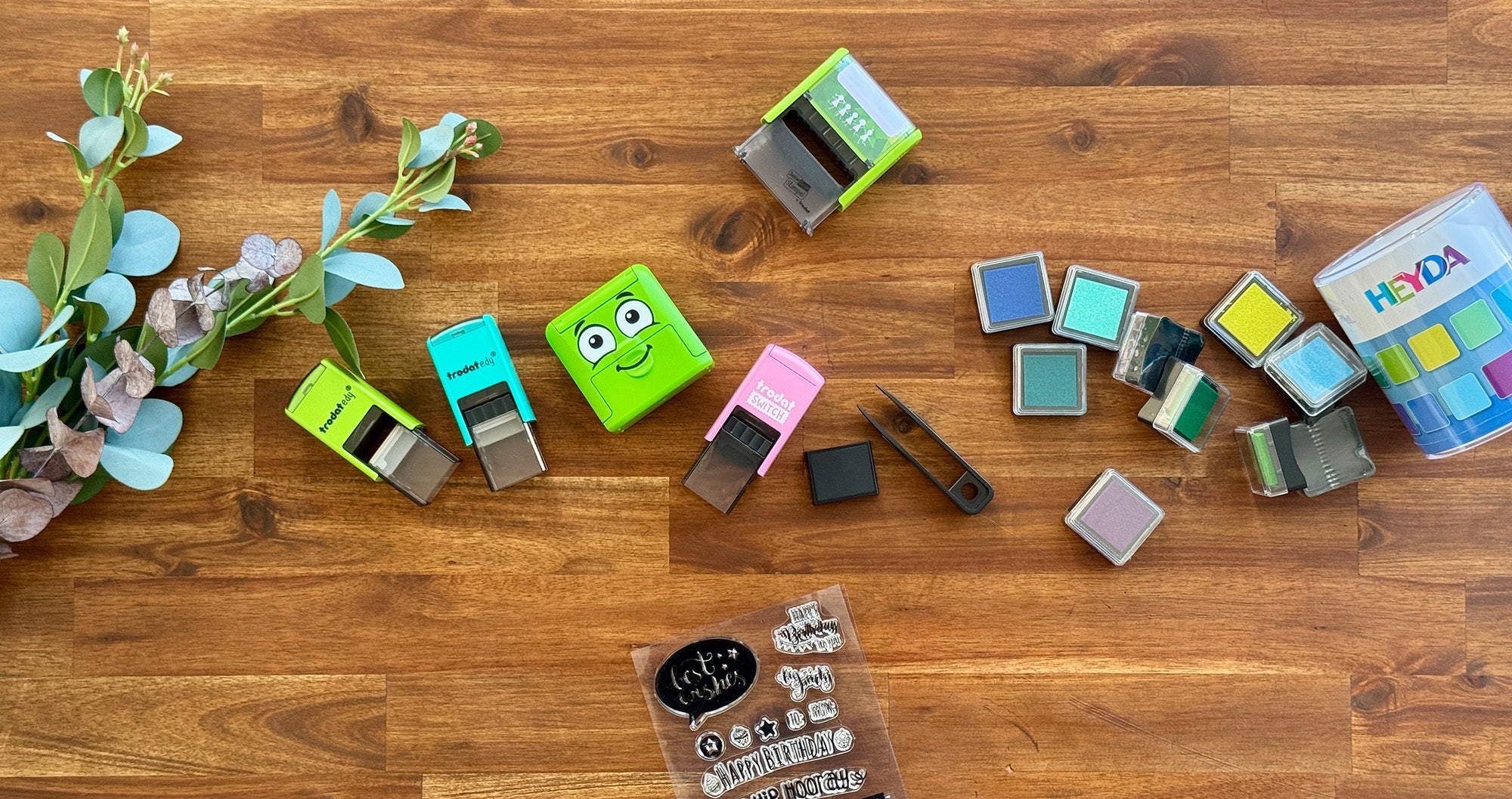 Stempel und Stempelkissen für kreatives Gestalten mit Kindern – kinder-druckerei.de