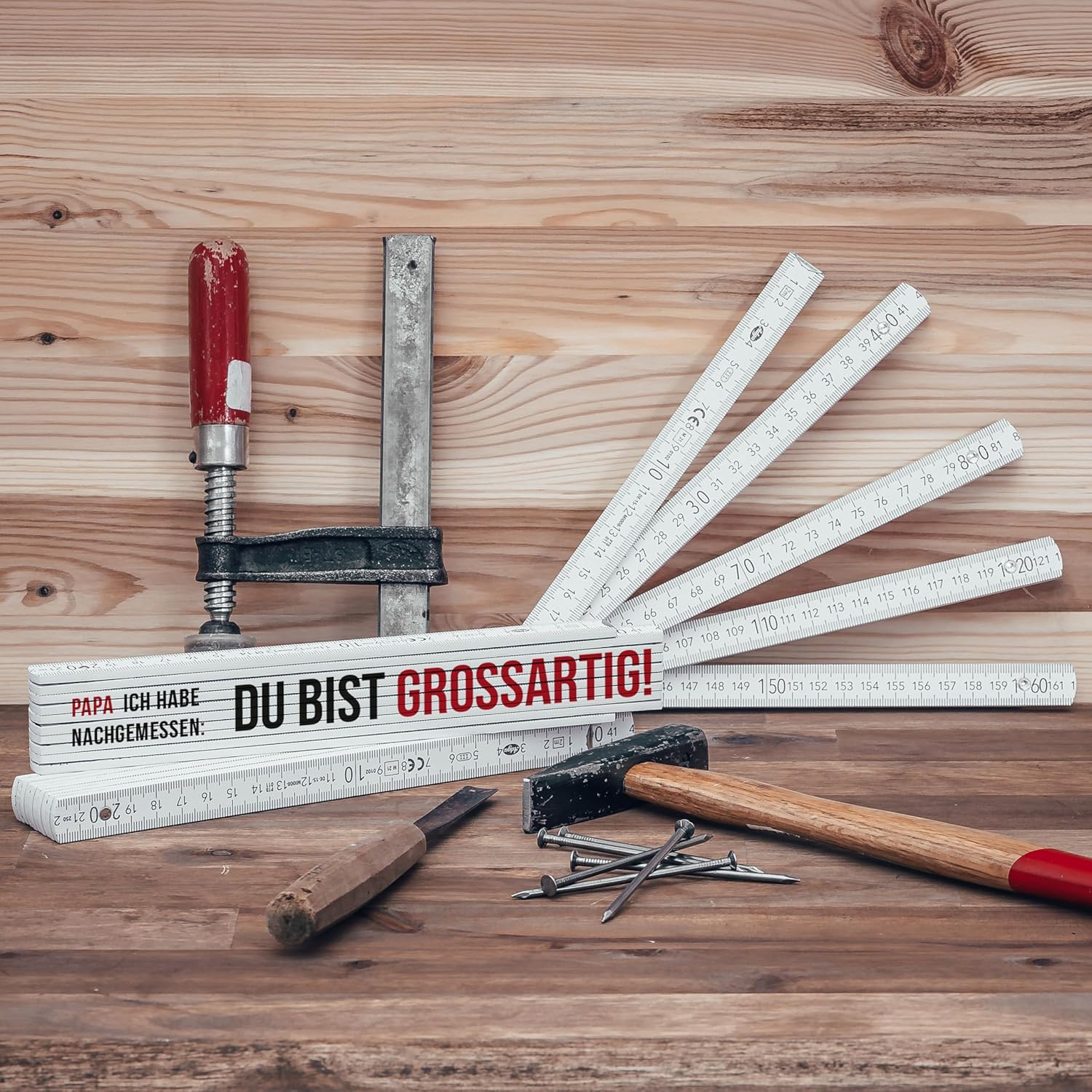 Zollstock / Meterstab für Heimwerker - kinder-druckerei.de