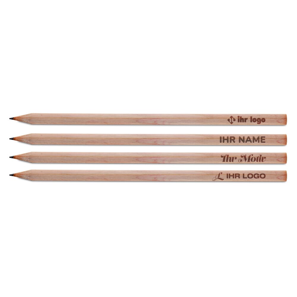 Bleistifte ab 25 Stück (Gravurmaß 80x5 mm) - kinder-druckerei.de