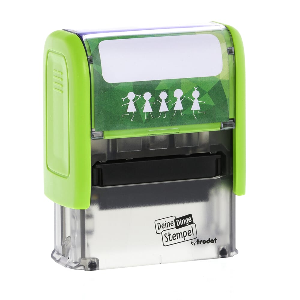 Trodat Deine Dinge Stempel DIY (zum Selbersetzen/ Typo, 37x14 mm) - kinder-druckerei.de