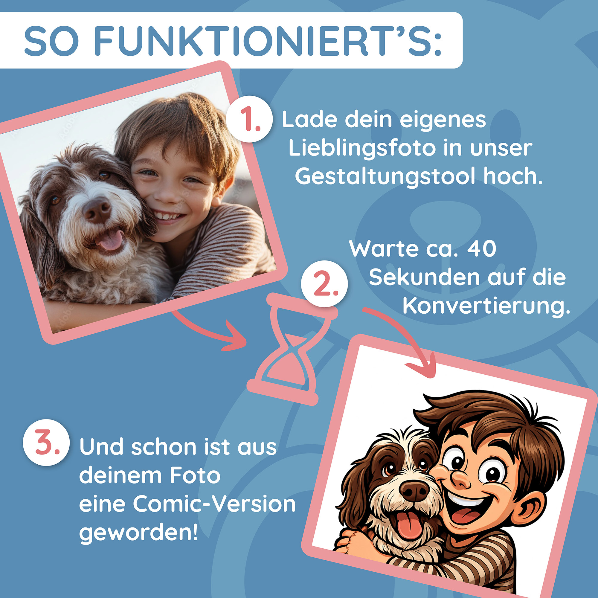 Wärmflasche mit Karikatur & Text - kinder-druckerei.de