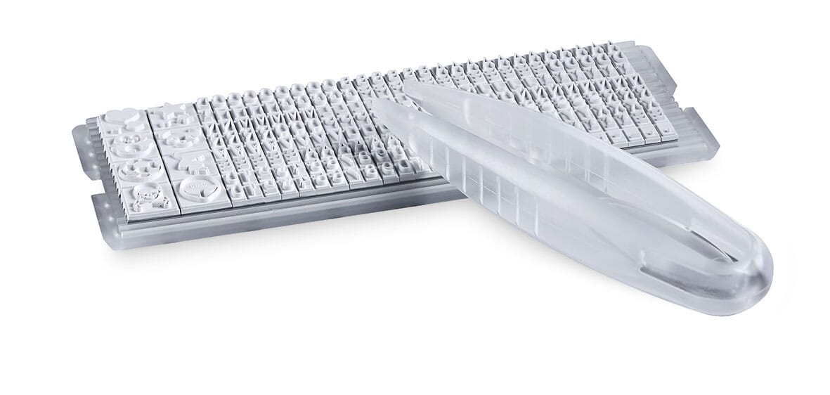 COLOP MINE Textilstempel (37x13 mm - 3 Zeilen)