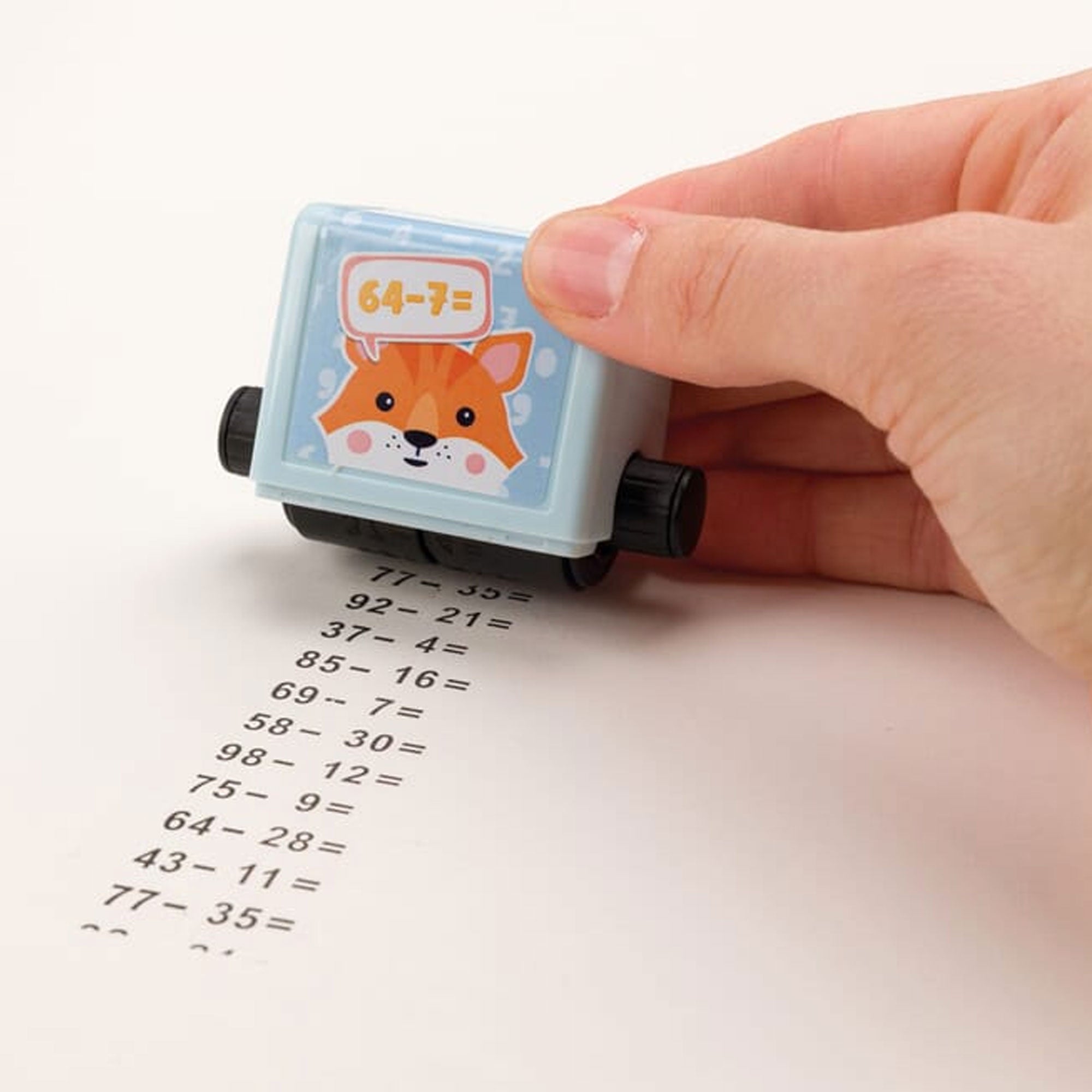 Trodat Little Dots Rechenrally™ Rolling Stamp Multiplication Math