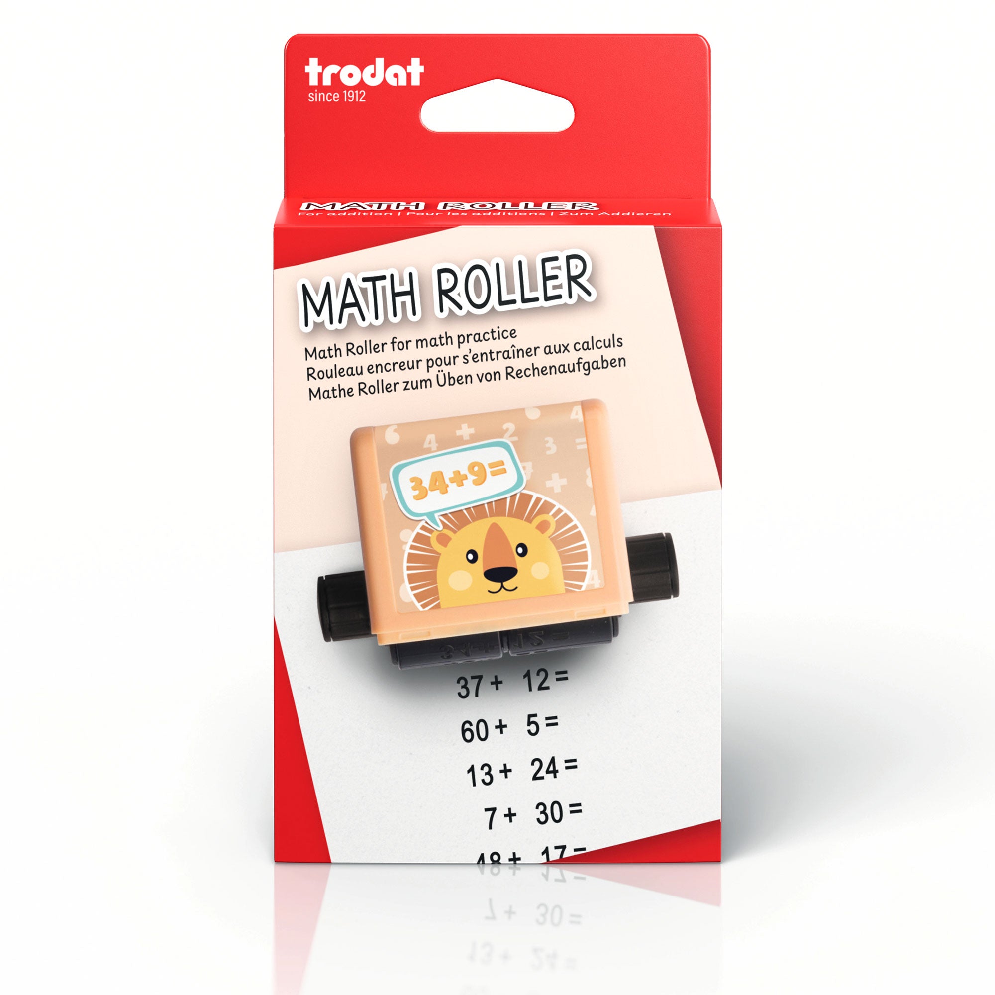 Trodat Mathe Roller – Spielerisch Plusrechnen lernen und üben