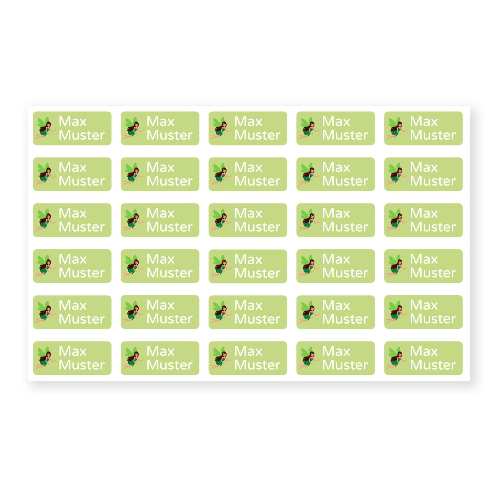 Kleine Namensaufkleber 2-zeilig für Kinder (30 Stück 30x13 mm) - kinder-druckerei.de