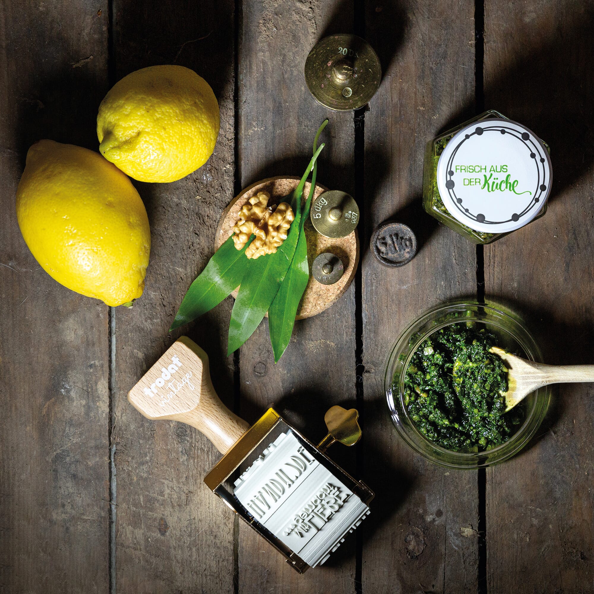 TRODAT Vintage Stempel "Selbstgemachtes"