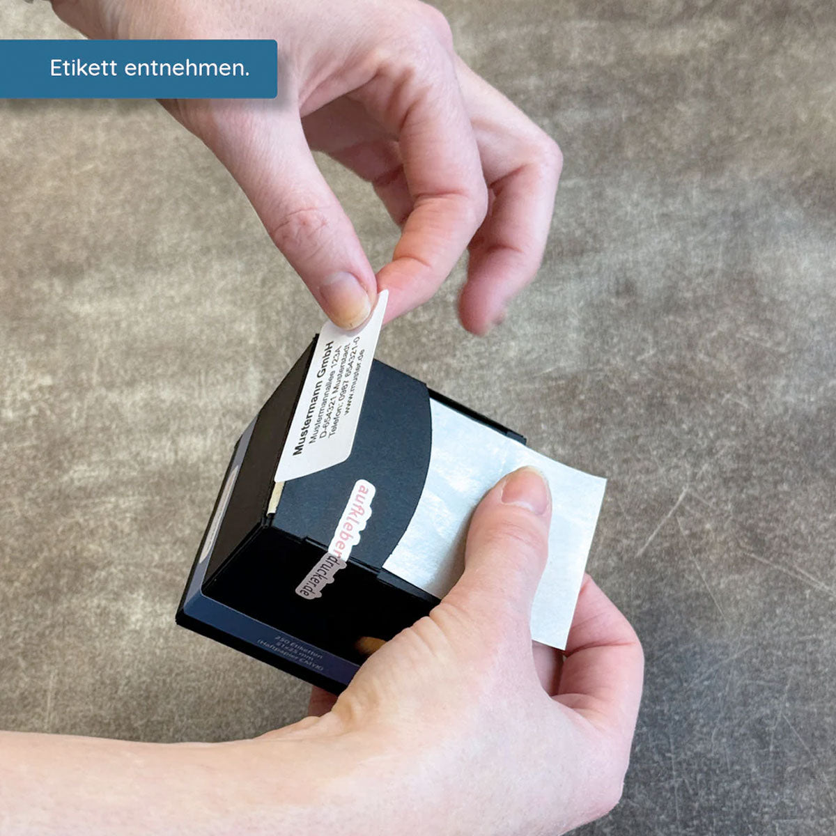 Adressaufkleber 51 × 25 mm — Druckqualität