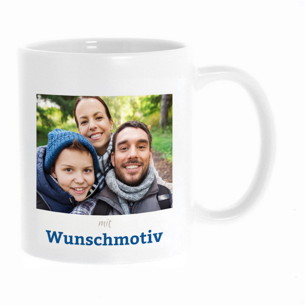 Keramiktasse mit Kindermotiv & individuellem Druck
