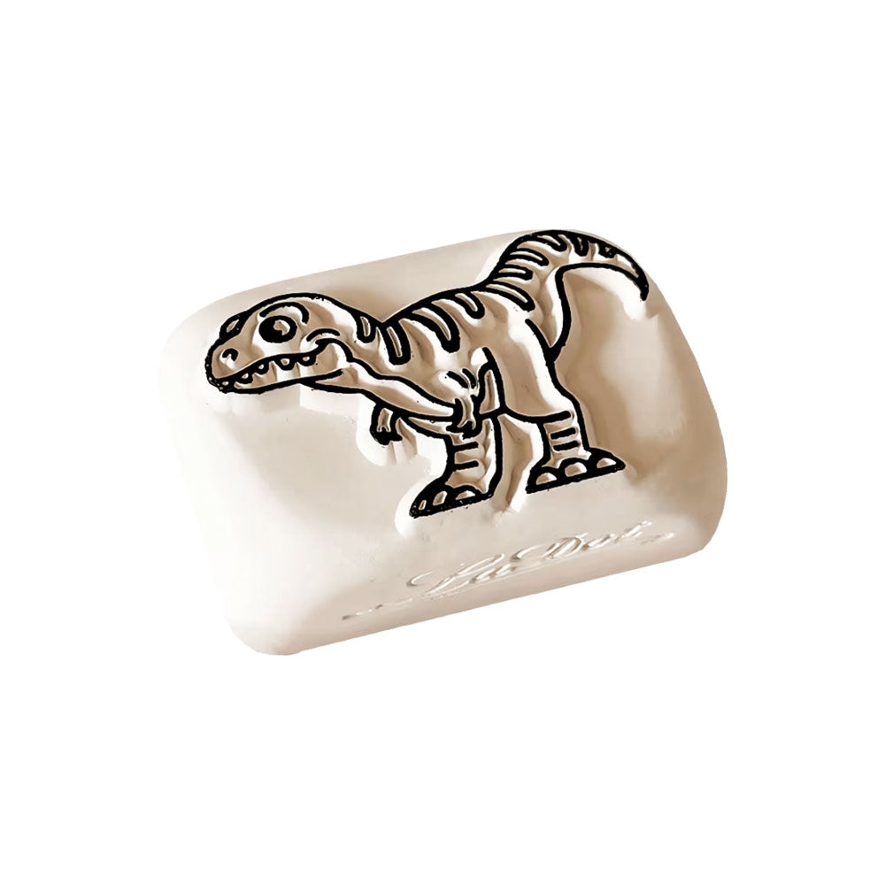 LaDot Stein - "Dino" (2,5 x 5 cm) - Temporärer Tattoo Stempel - kinder-druckerei.de