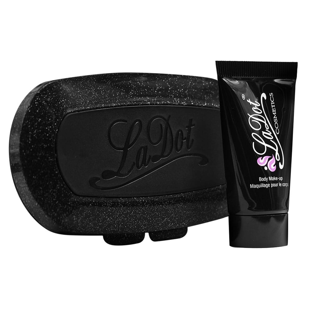 LaDot Tattoostempel-Set Delfin & Bär mit hellblauen Liner (Set 11)