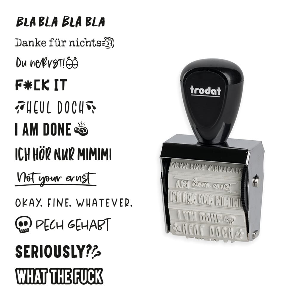 TRODAT Creative Mini Stempel + Kissen Set