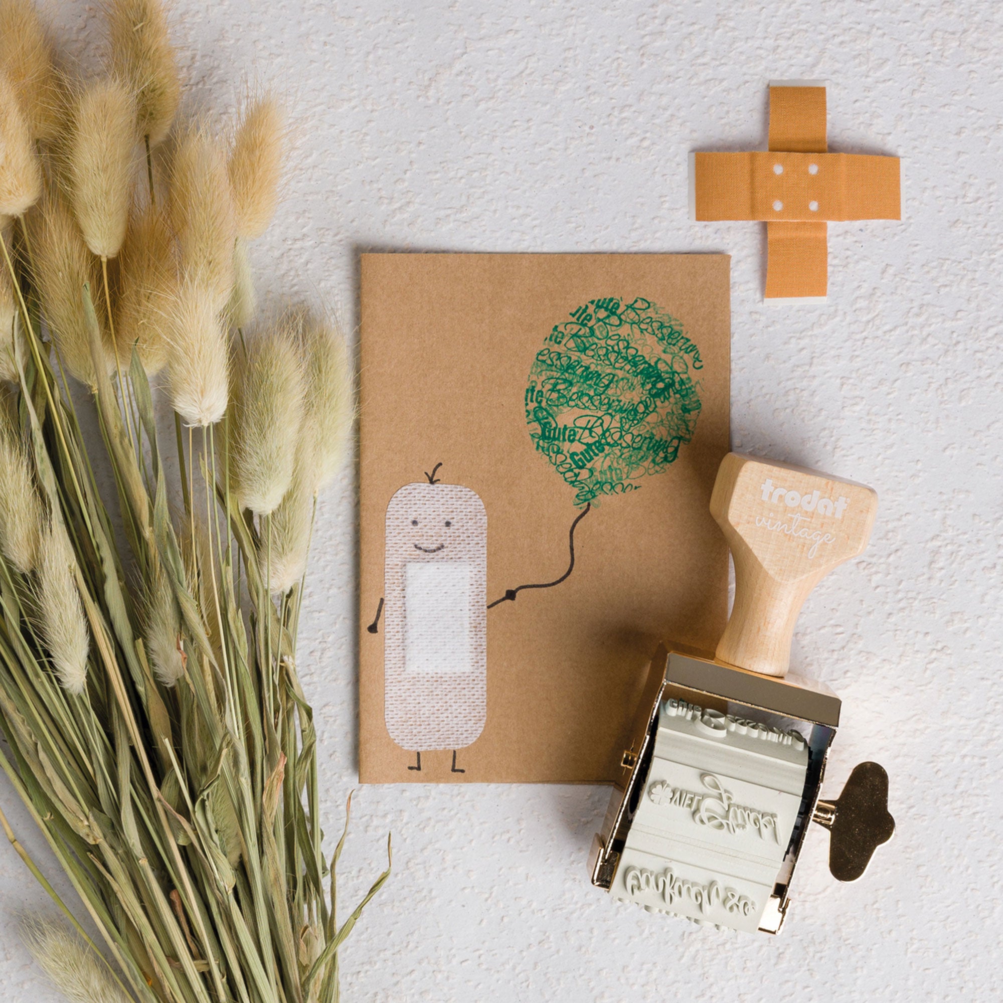 TRODAT Vintage Stempel – Glückwünsche - kinder-druckerei.de