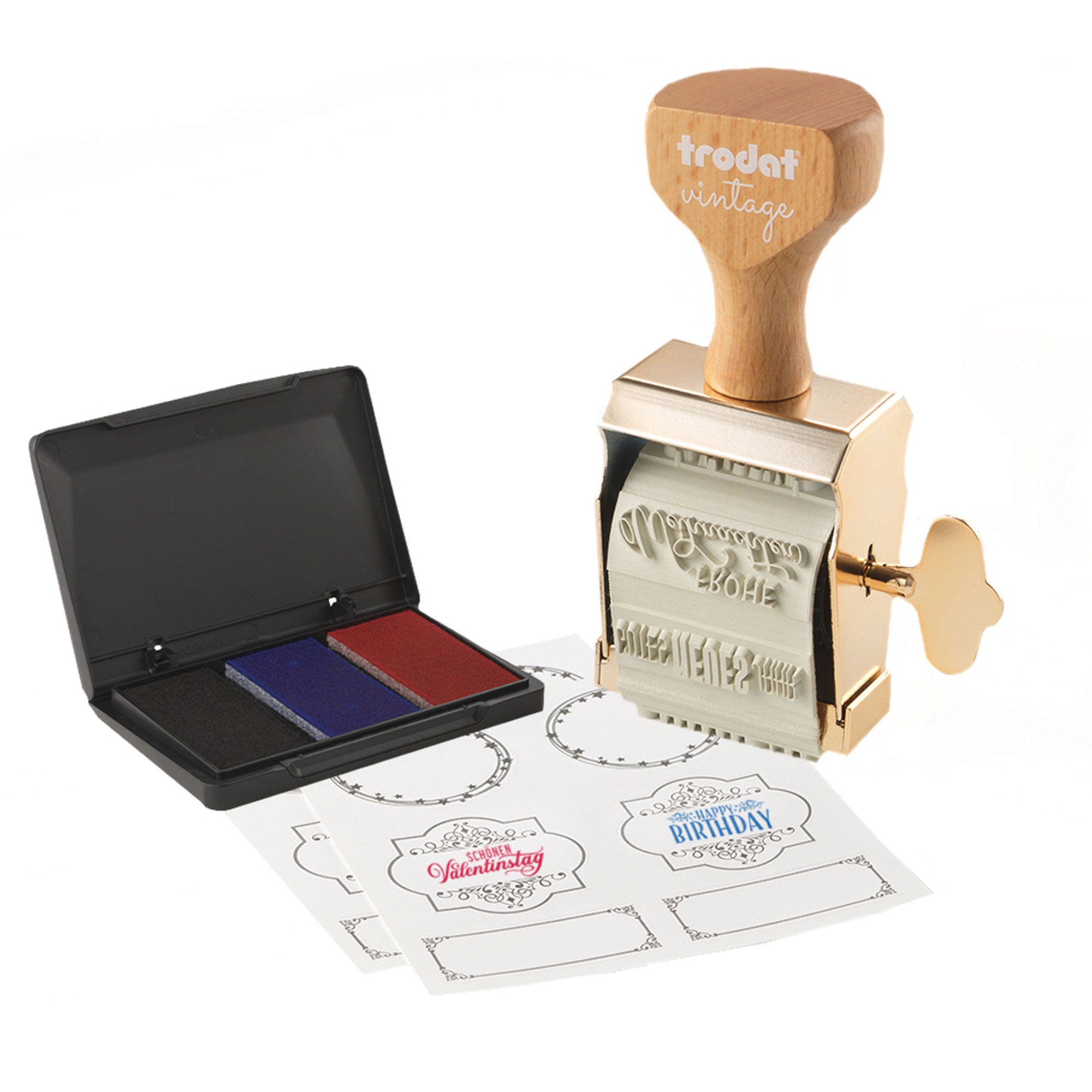 TRODAT Vintage Stempel – Besondere Anlässe - kinder-druckerei.de