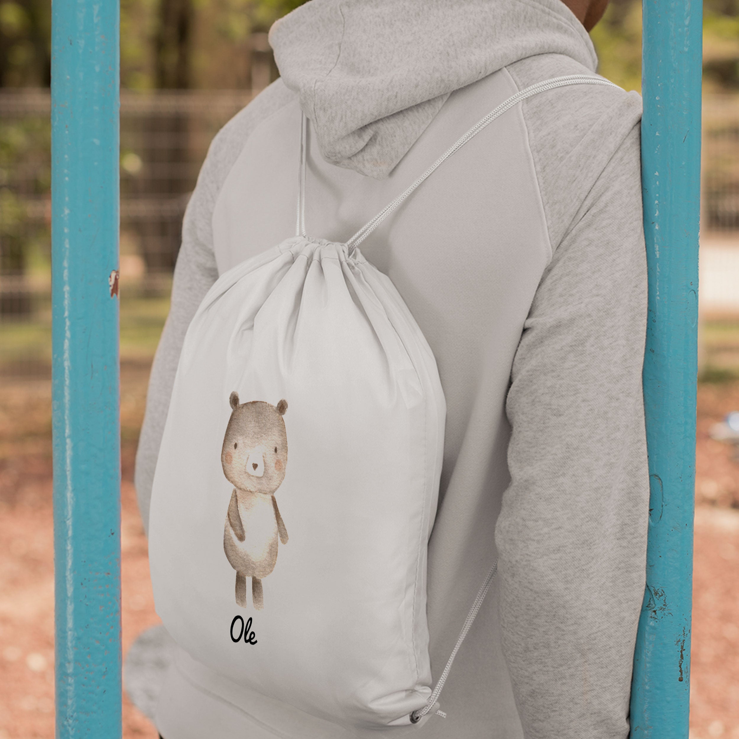 Turnbeutel-Rucksack mit individuellem Druck - kinder-druckerei.de