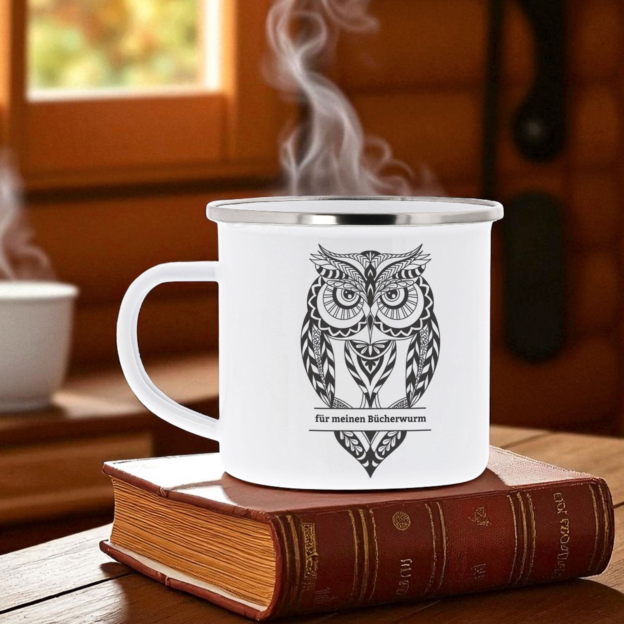 Emaille-Tasse mit Personalisierung - kinder-druckerei.de