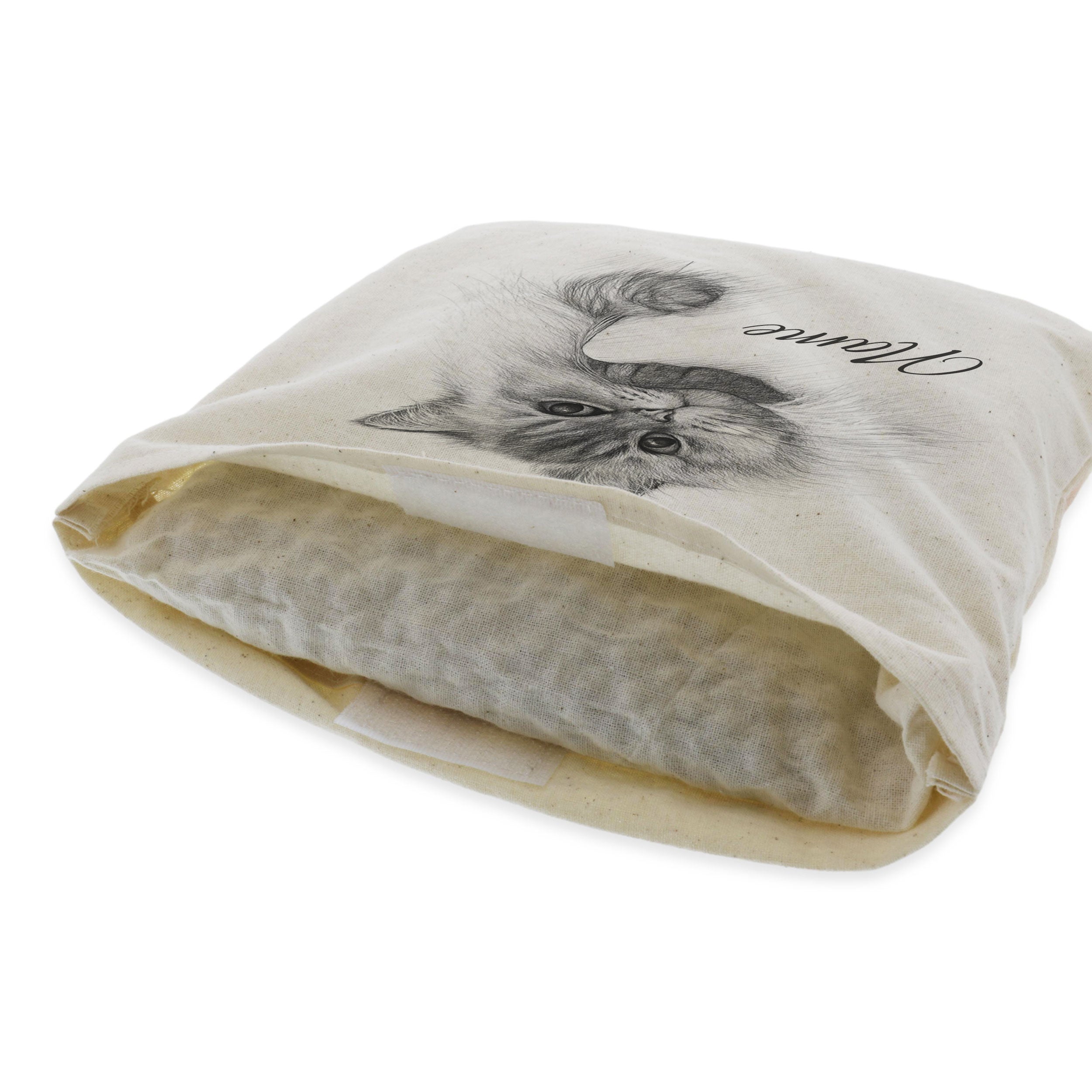 Kirschkernkissen mit Bleistiftzeichnung & Text - kinder-druckerei.de