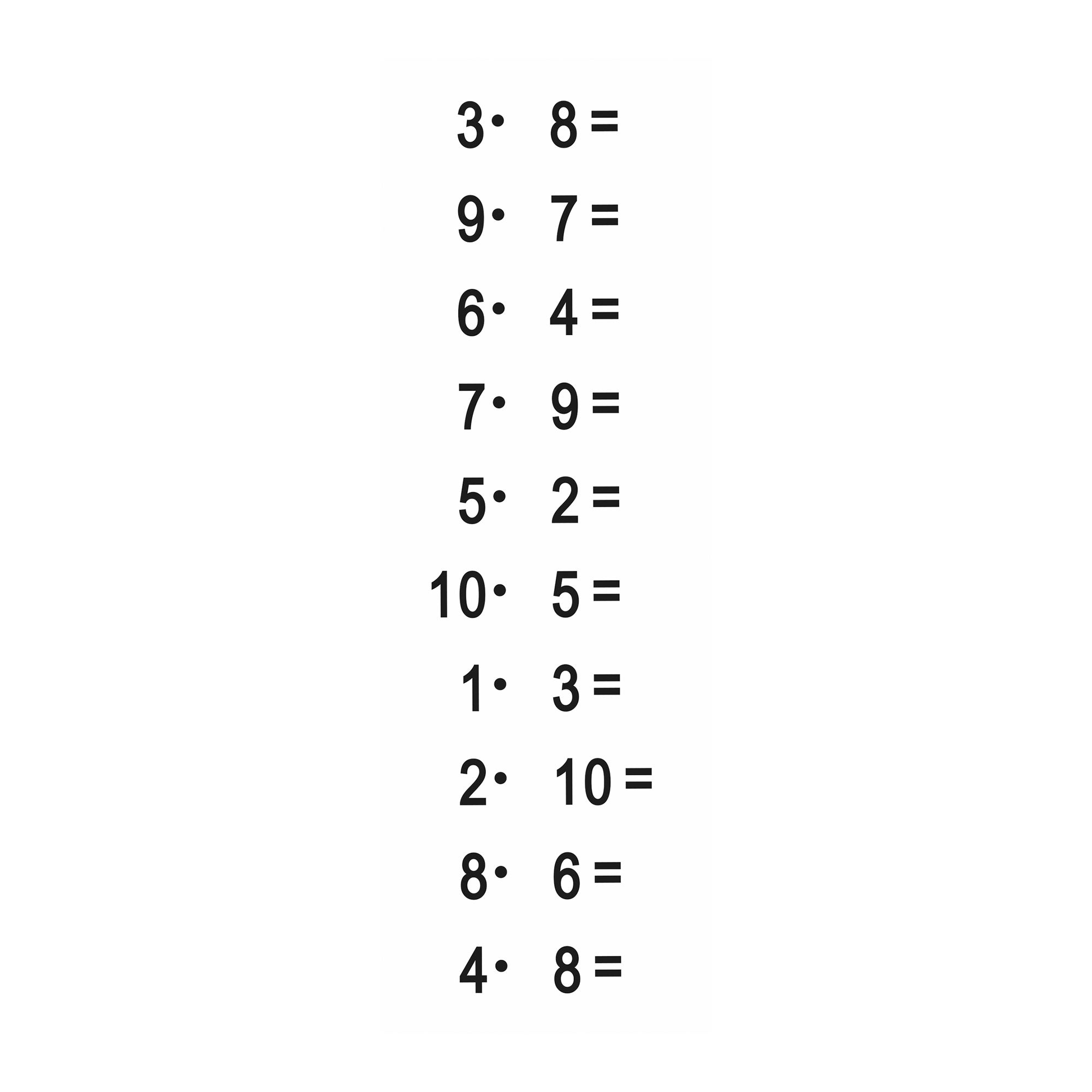 Trodat Little Dots Rechenrally™ Rolling Stamp Multiplication Math