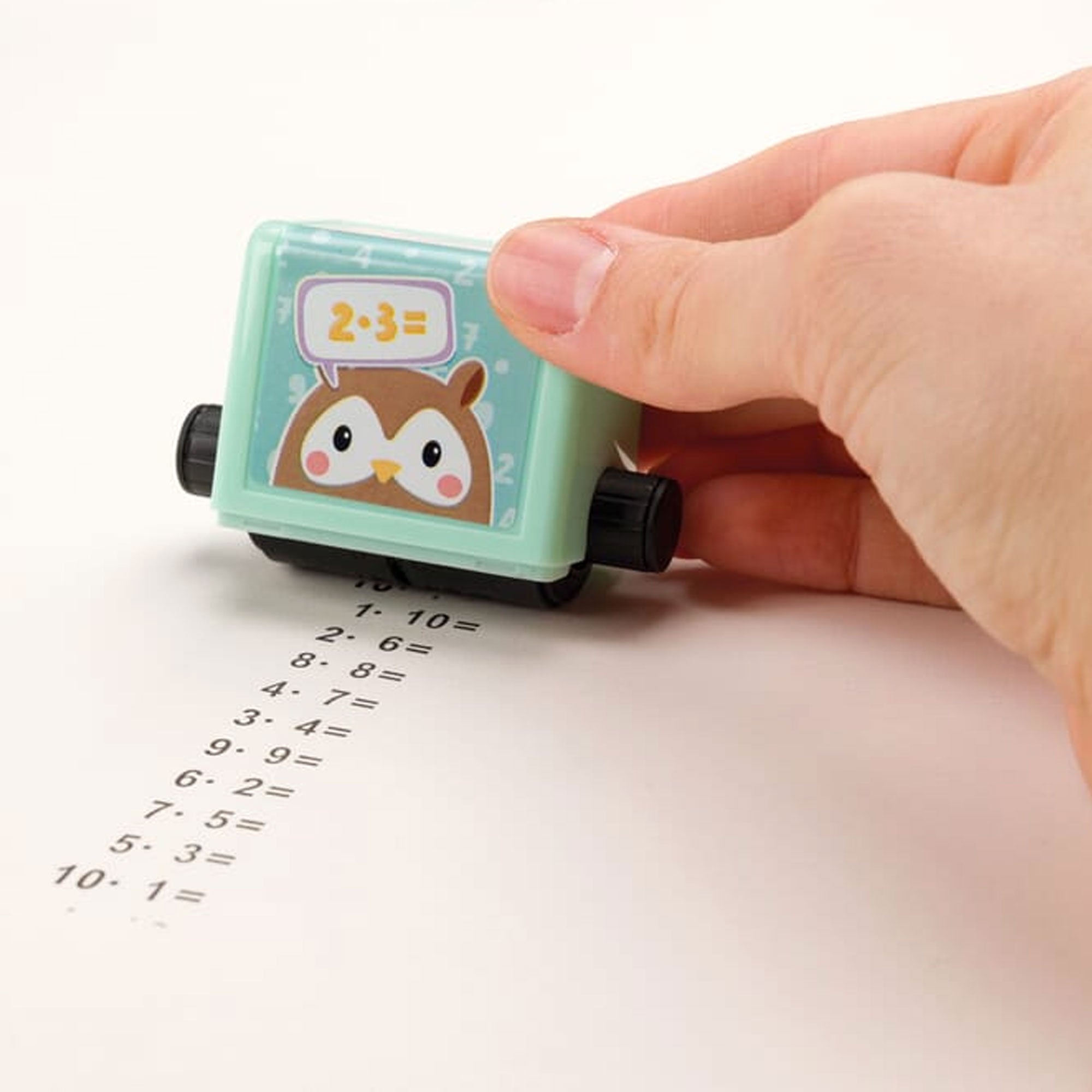 Trodat Little Dots Rechenrally™ Rolling Stamp Multiplication Math