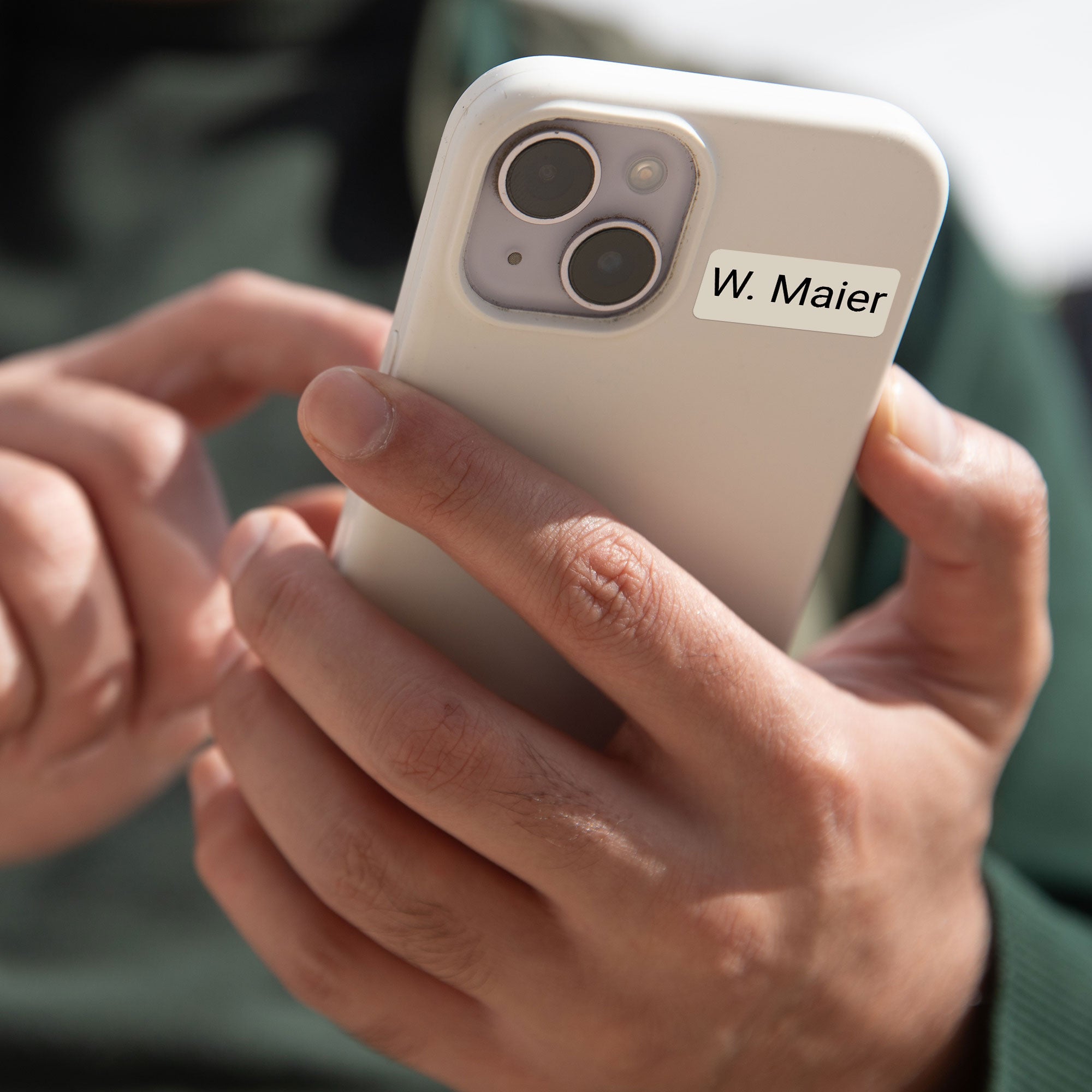 Kleine Namensaufkleber 2-zeilig für Senioren (225 Stück 30x13 mm) - kinder-druckerei.de