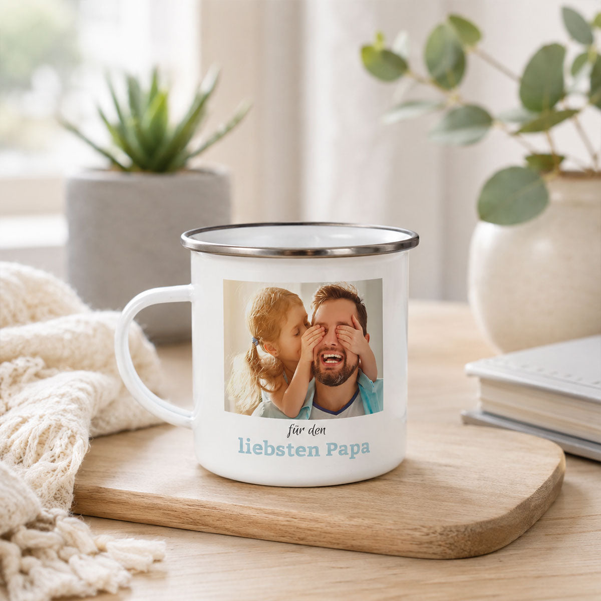 Emaille-Tasse mit Personalisierung