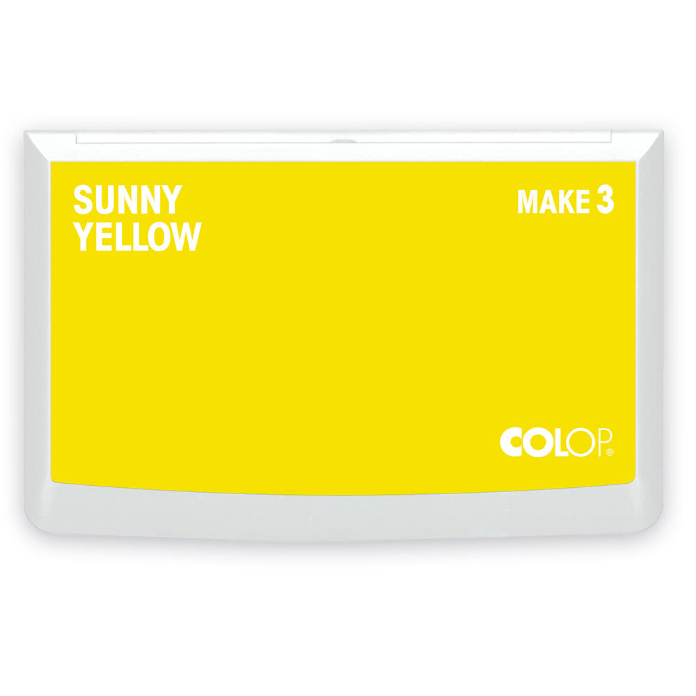 COLOP MAKE Stempelkissen gelb (sunny yellow) - kinder-druckerei.de