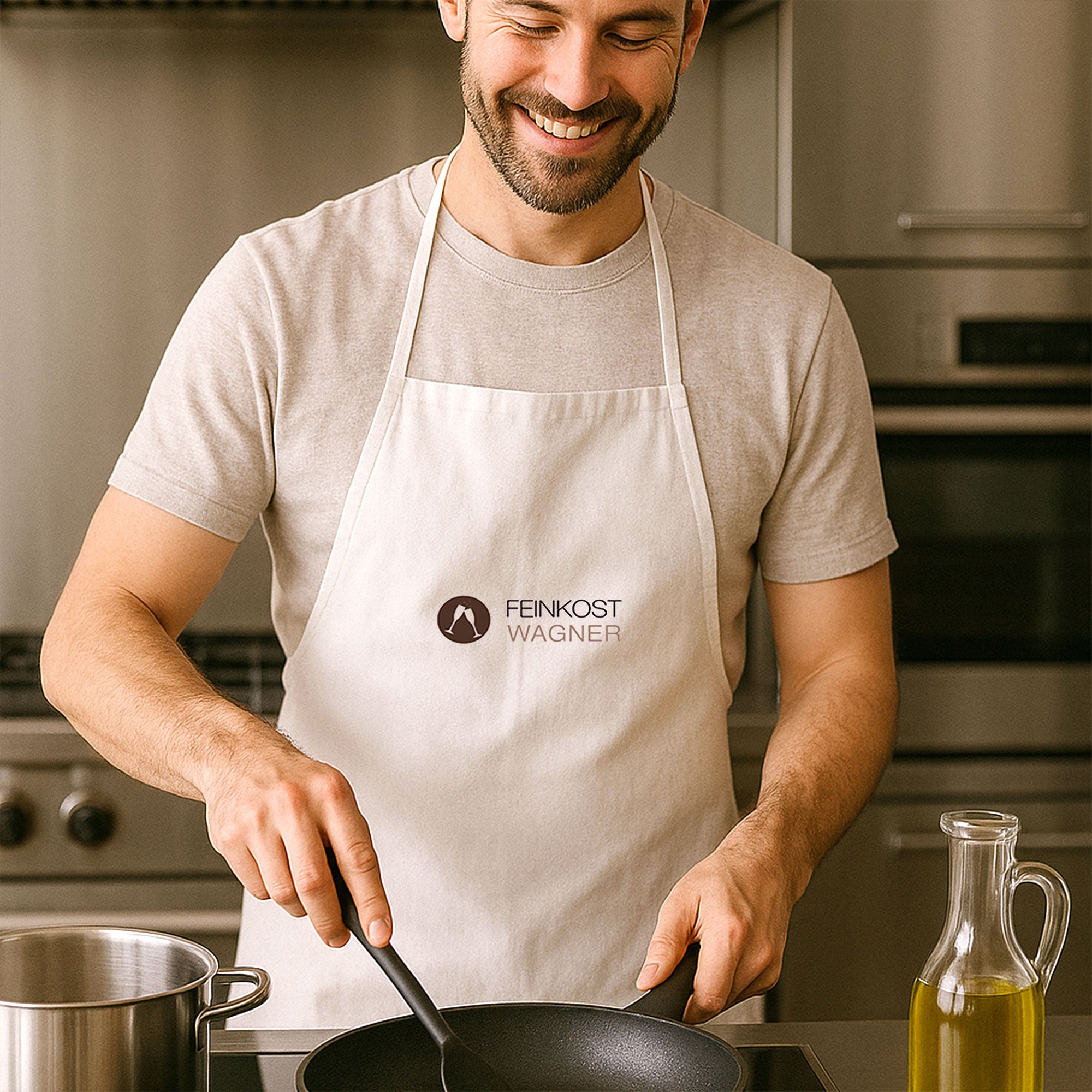 Apron with custom print