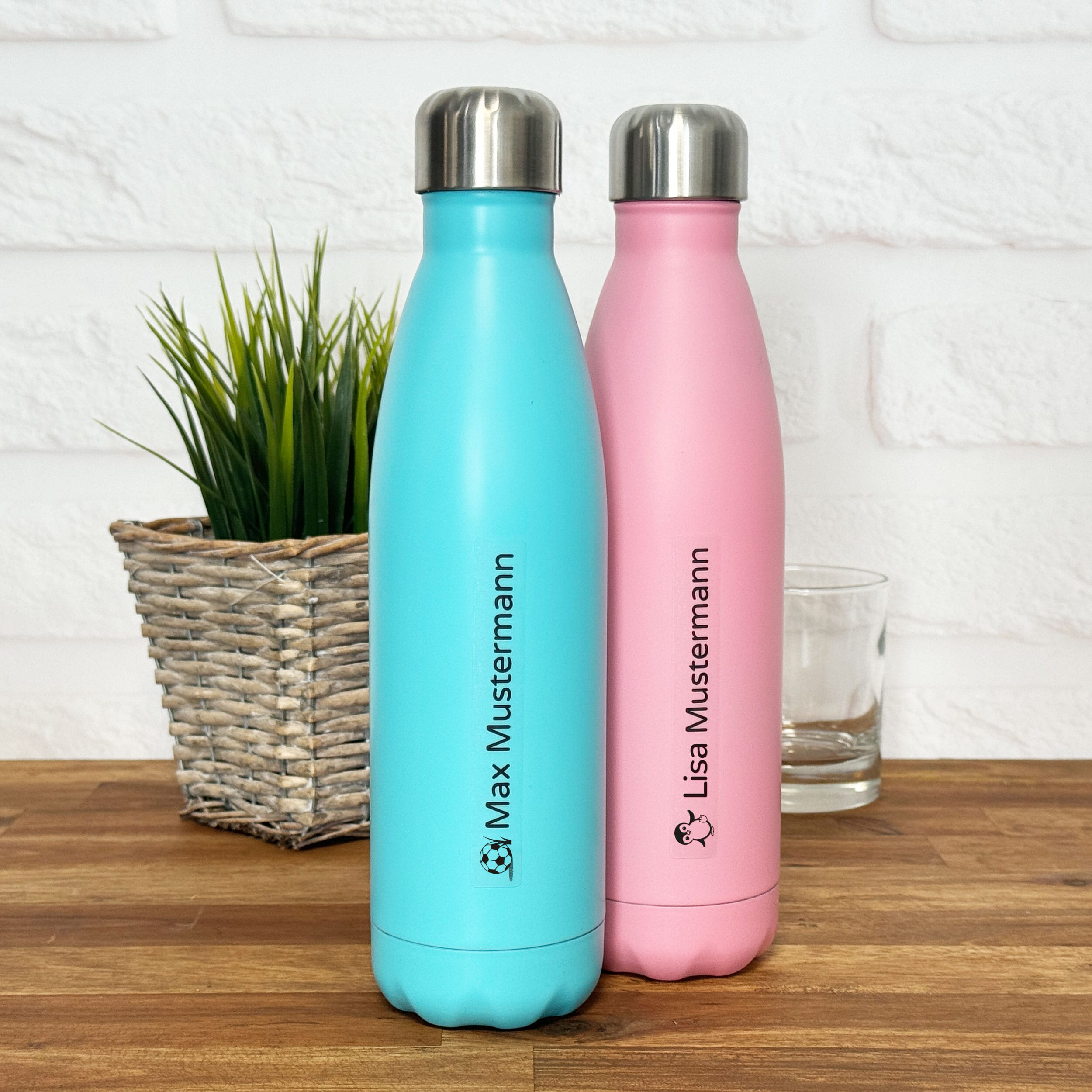 Transparente Namensaufkleber für Kinder (Set mit 260 Aufklebern in verschiedenen Größen) - kinder-druckerei.de